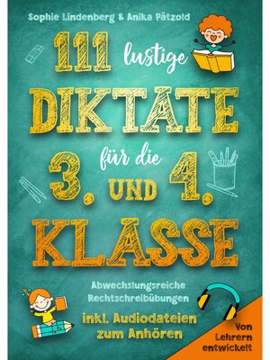 cover image of 111 lustige Diktate für die 3. und 4. Klasse
